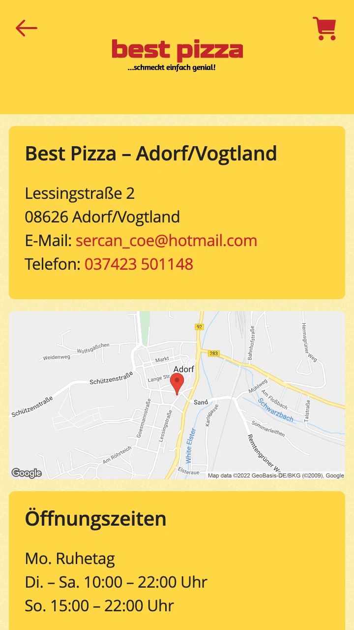 Best Pizza Adorf / Vogtland screenshot