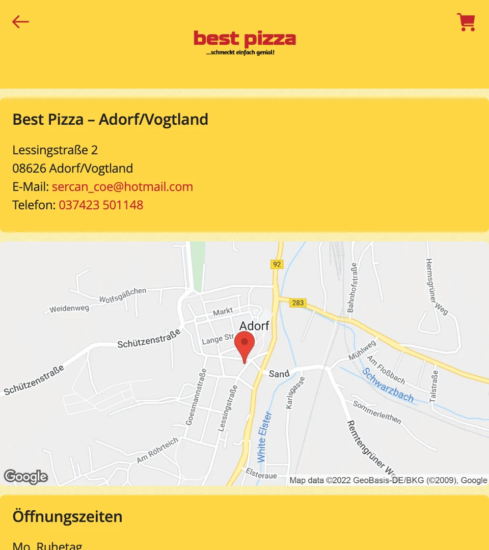 Best Pizza Adorf / Vogtland screenshot